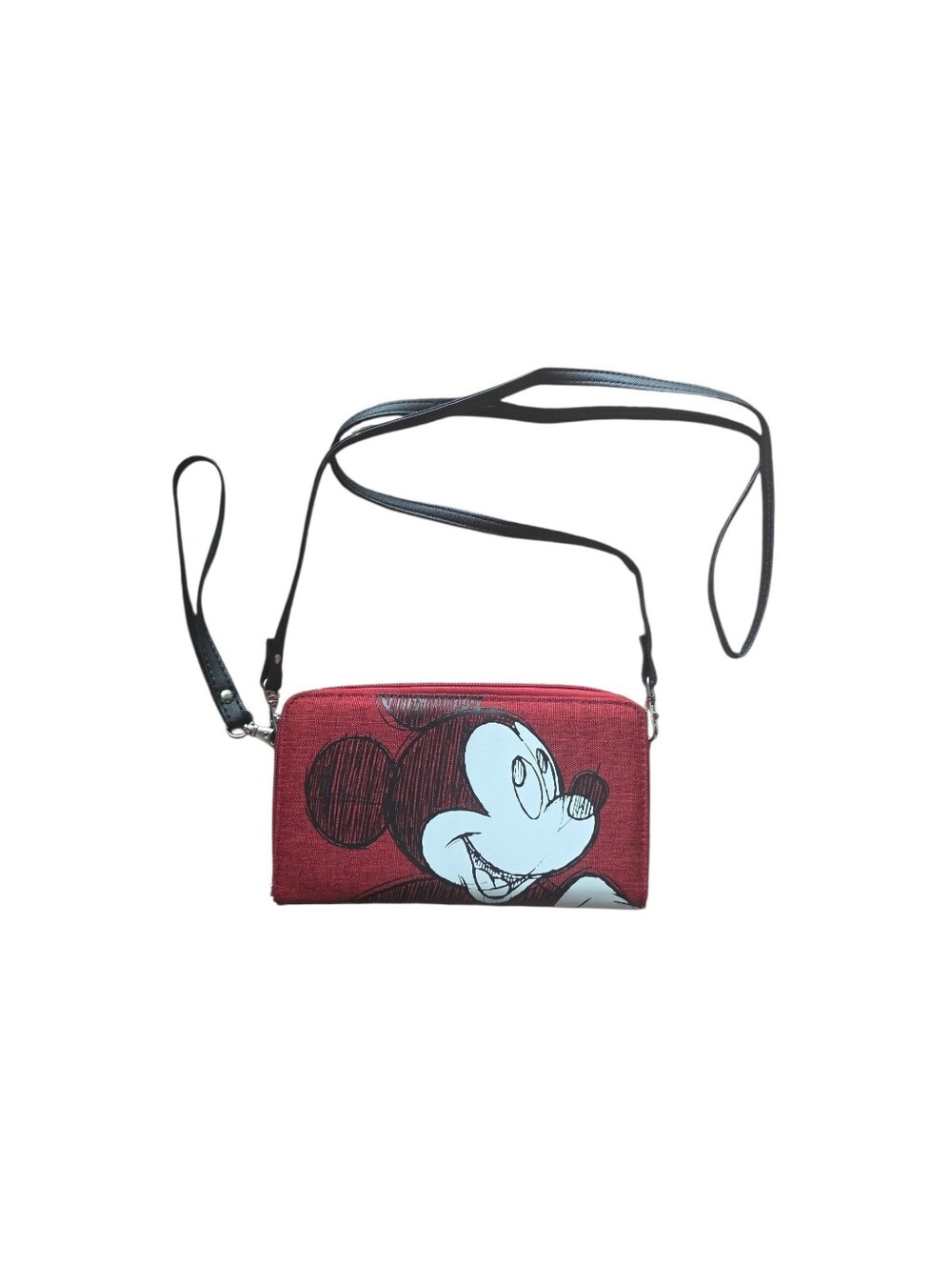 Disney Parks Mickey Mouse Wristlet Wallet Convertible Crossbody Bag